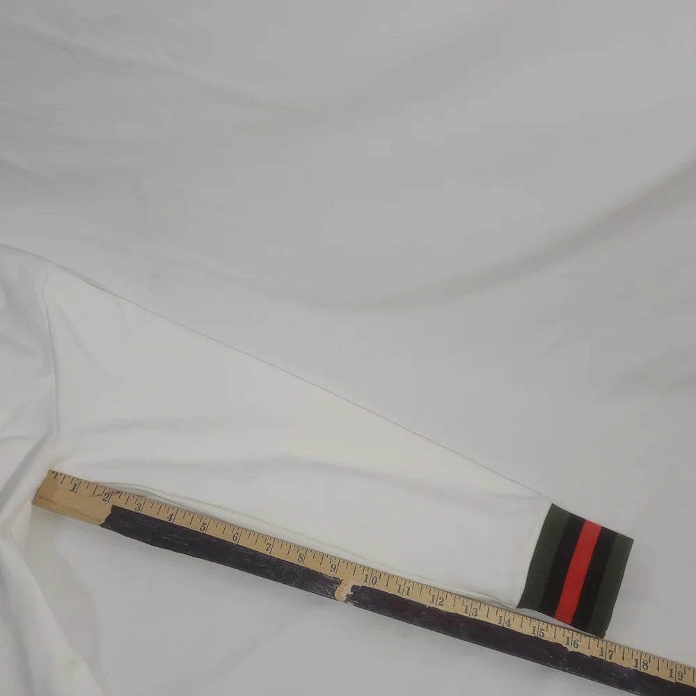 Haute Shore Women's Cody Open-Front Cardigan Sweater Off White Striped One Size - Picture 13 of 14